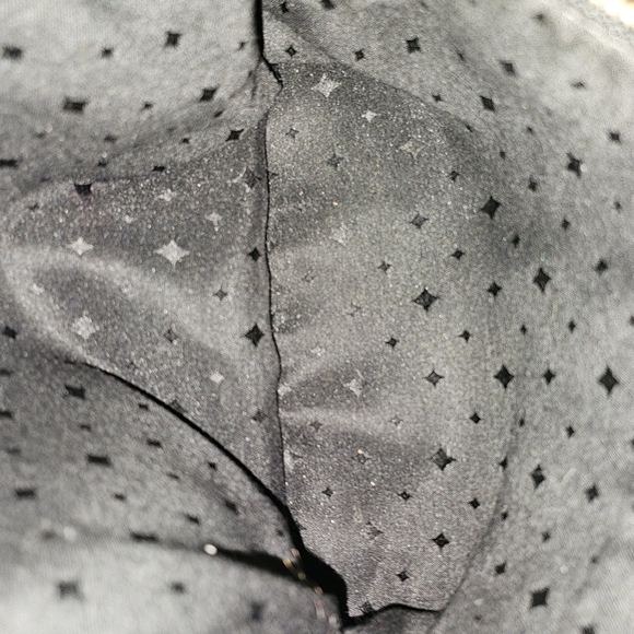 Vintage Fossil Black Pebbled Leather Explorer Triple Zip Black Crossbody Bag - Picture 10 of 13